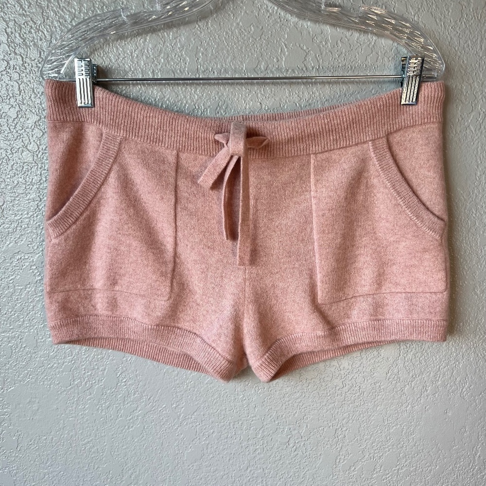 *FIRM PRICE* 27 Miles Malibu 100% Cashmere Drawstring Shorts